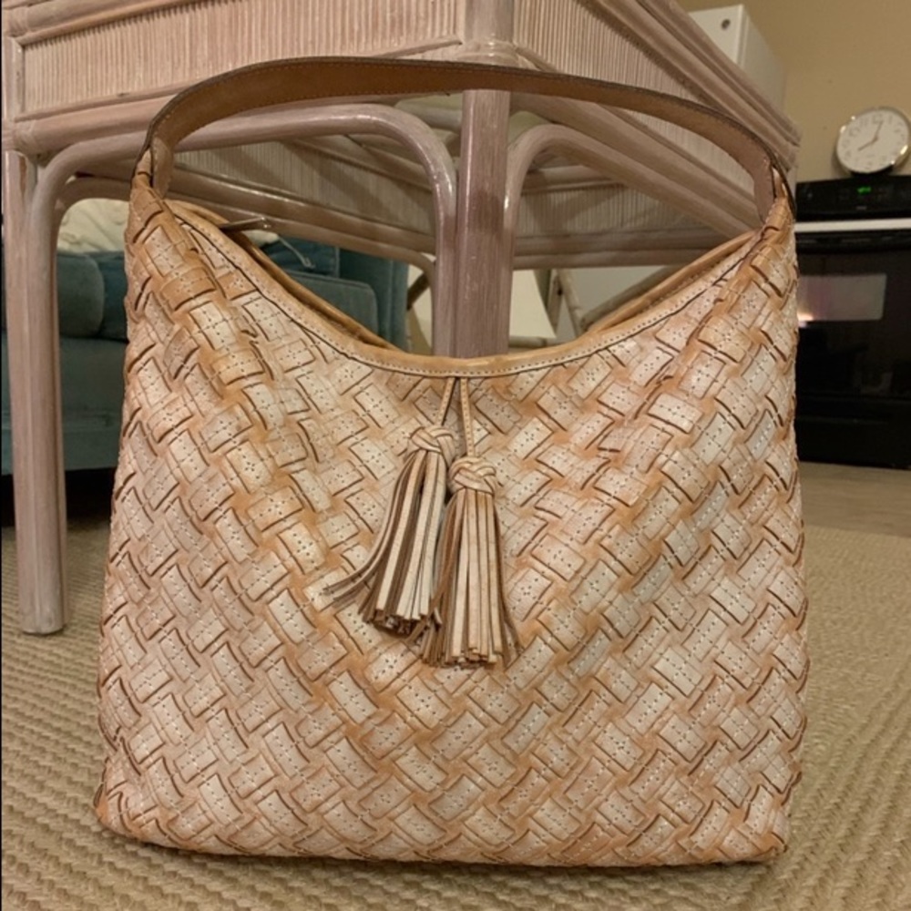 Patricia Nash Marcellina Woven Hobo Bag